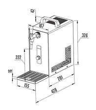 Ensemble complet, Tireuse a biere, PYGMY 25/K, avec pompe à membrane