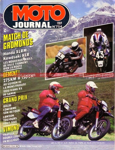 Moto journal 754 road - journal,