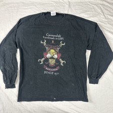 Vintage Cannondale Bike Racing Cycling Shirt Adult XL Long Sleeve Black USA