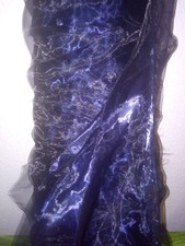 Rouleau d'organza bleu nuit
