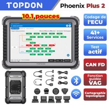 TOPDON Phoenix Plus 2 Outil de diagnostic automobile Codage ECU avec 41+ Reset