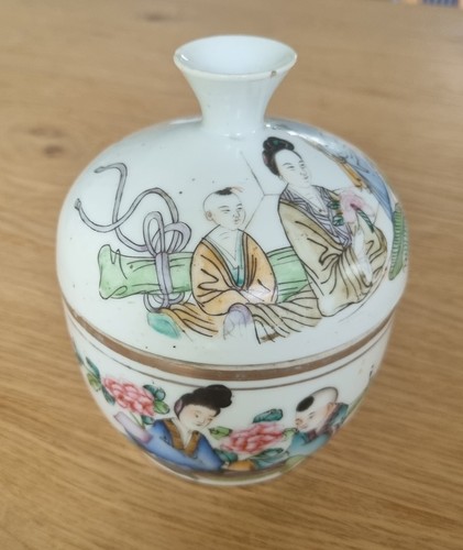 Ancien pot porcelaine - pot, en
