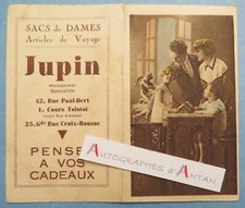 ● 1930 calendar JUPIN in Lyon ladies bags travel items leather goods