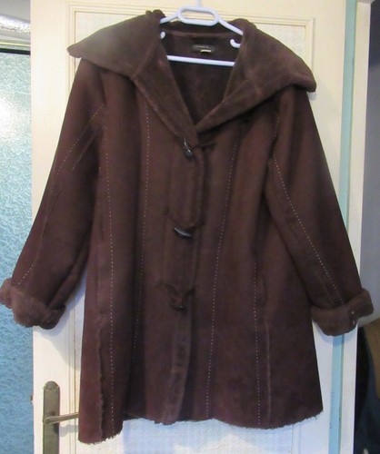Manteau fourré marron 42 44 - fourré,, 42-44