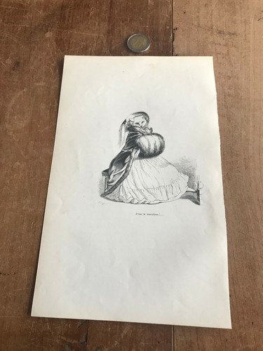 Gravure ancienne 19eme n202 - gravure,