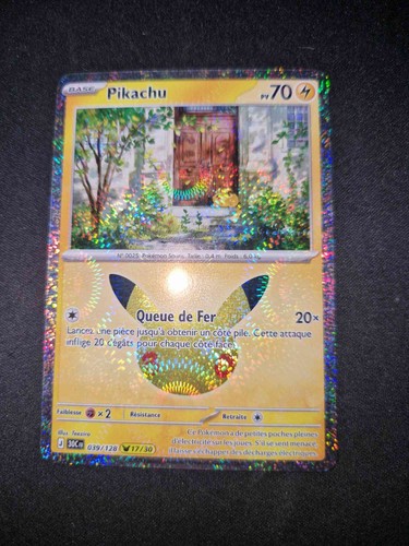 Carte pokémon pikachu - carte,