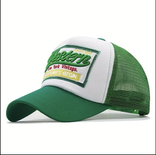 Casquette western verte neuf - casquette,