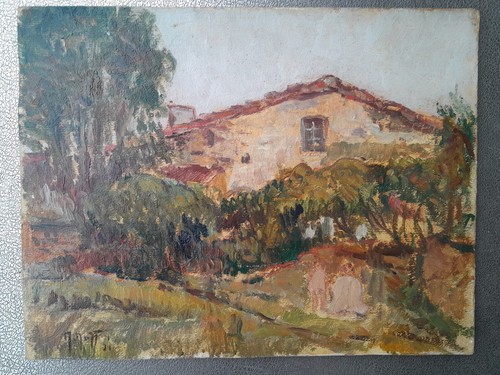 Peinture ancienne pays - ancienne,