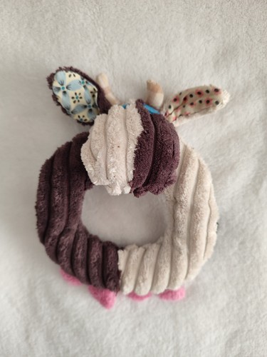 Doudou hochet grelot vache - doudou,