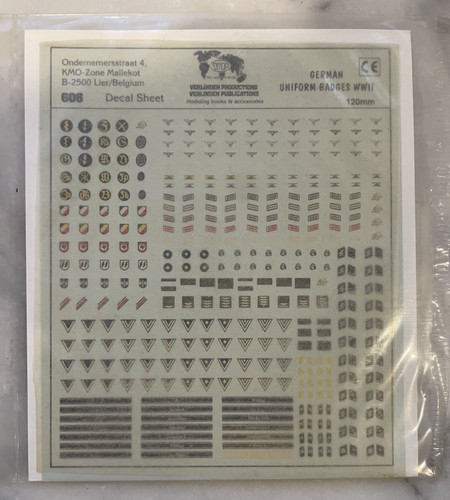 Verlinden 606 decals pour - verlinden,