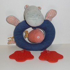 Doudou Hochet Hippopotame Moulin Roty