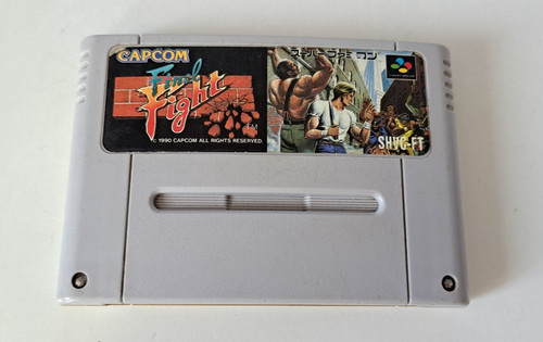 Rare jeu snes final fight - final, "