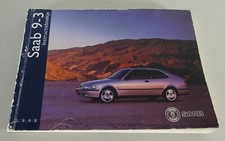 Instructieboekje/handleiding Saab 9-3 + convertible status 1997