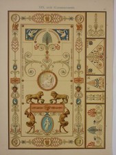 Peintures murs plafond cabinet travail Frederic I de Wu. ChÃ¢teau de Ludwigsburg