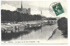 80  AMIENS  LA SOMME VUE DU PONT DE BEAUVILLE