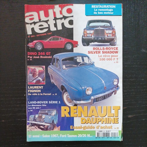 Auto retro 203 - dauphine, dino