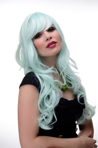 Perruque femme cosplay verte - perruque,