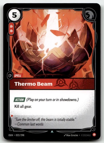 Thermo beam 022 298 uncommon - thermo, 022/298
