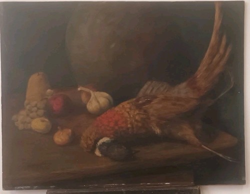 tableau nature morte Faisan