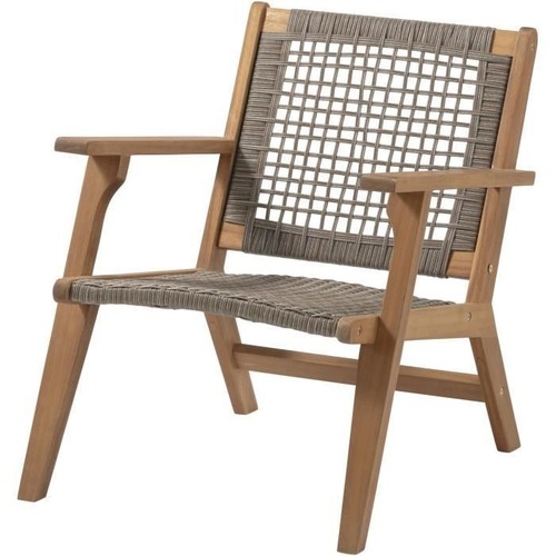 Fauteuil jardin bas bois - fauteuil,