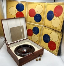 TRIBOULET Game - Betting Gambling with Track & Marbles - 1930’s - BE+
