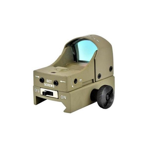 Mini red dot tan - dot,
