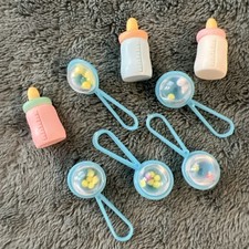 LOT DE 5 MINIS HOCHETS BLEU