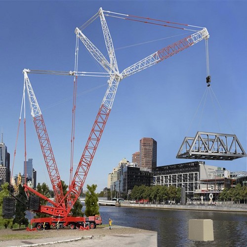 Camion grue liebherr - grue, 1800