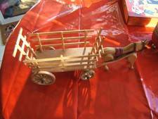 CHEVAL DE TRAIT AVEC CHARETTE