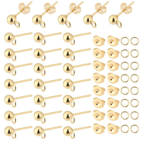 Clous oreilles or 18k - en,