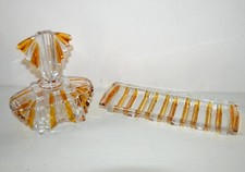 Ancien set toilette - , flacon
