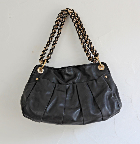 Sac cuir noir dkny - cuir,