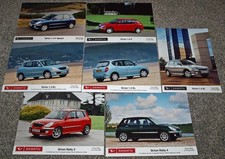 Daihatsu Sirion inc Rally 7 x Publicity Photographs Press Release Promo Pictures