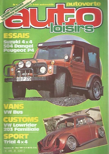 Auto loisirs suzuki 4x4 - auto,