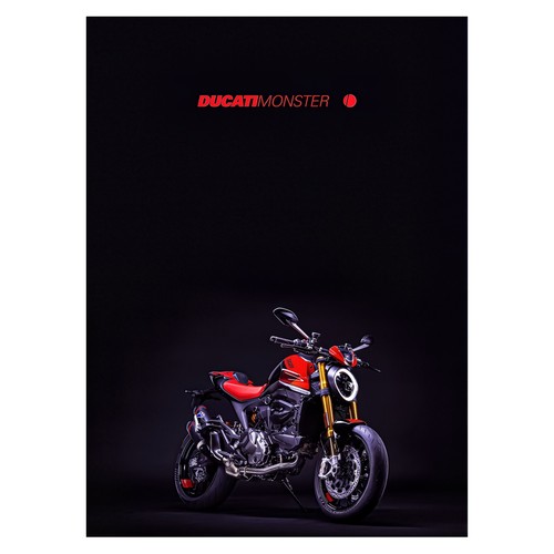 Affiche moto ducati monster - moto, |
