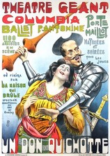 AFFICHE ANCIENNE ENTOILÉE UN