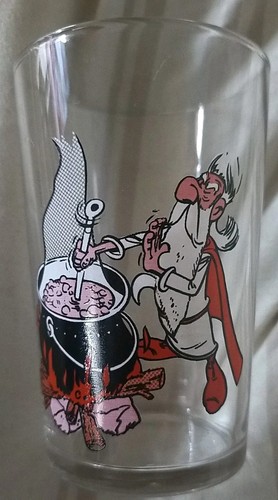 Verre moutarde asterix 1968 - verre,
