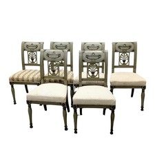 Série de 6 chaises laquées