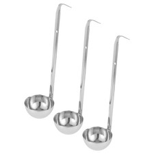  3 PCS Louche À Soupe De Cuisine En Métal Restaurant Mesurer La Cuillère