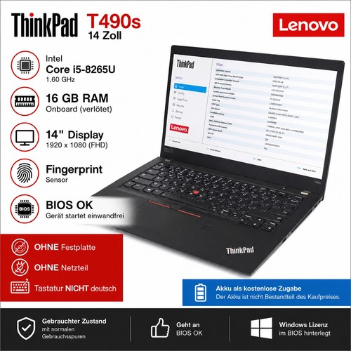 Lenovo thinkpad t490s 8265u - lenovo,
