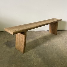 grand banc en bois d’orme