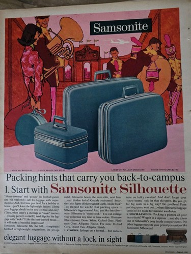 1961 womens samsonite - 1961, box