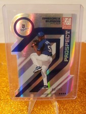 2005 Donruss Elite Prospects Status /50 Ambiorix Burgos #180 Rookie RC