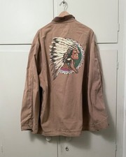Vintage Ralph Lauren Polo Country Indian Head Chief Barn Jacket Stadium 1992