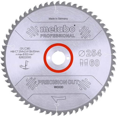 Metabo 254x30 60 wz - hw/ct,