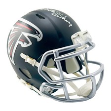 Billy " Blanc Chaussures " Johnson Signé Atlanta Falcons Vitesse Mini Foot