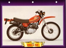 Fiche Moto : HONDA XLS 250