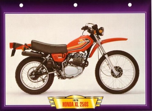 Fiche moto honda xls - fiche,