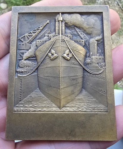 Médaille plaquette en - médaille,