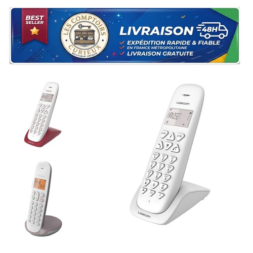 Téléphone fixe sans fil - , dect